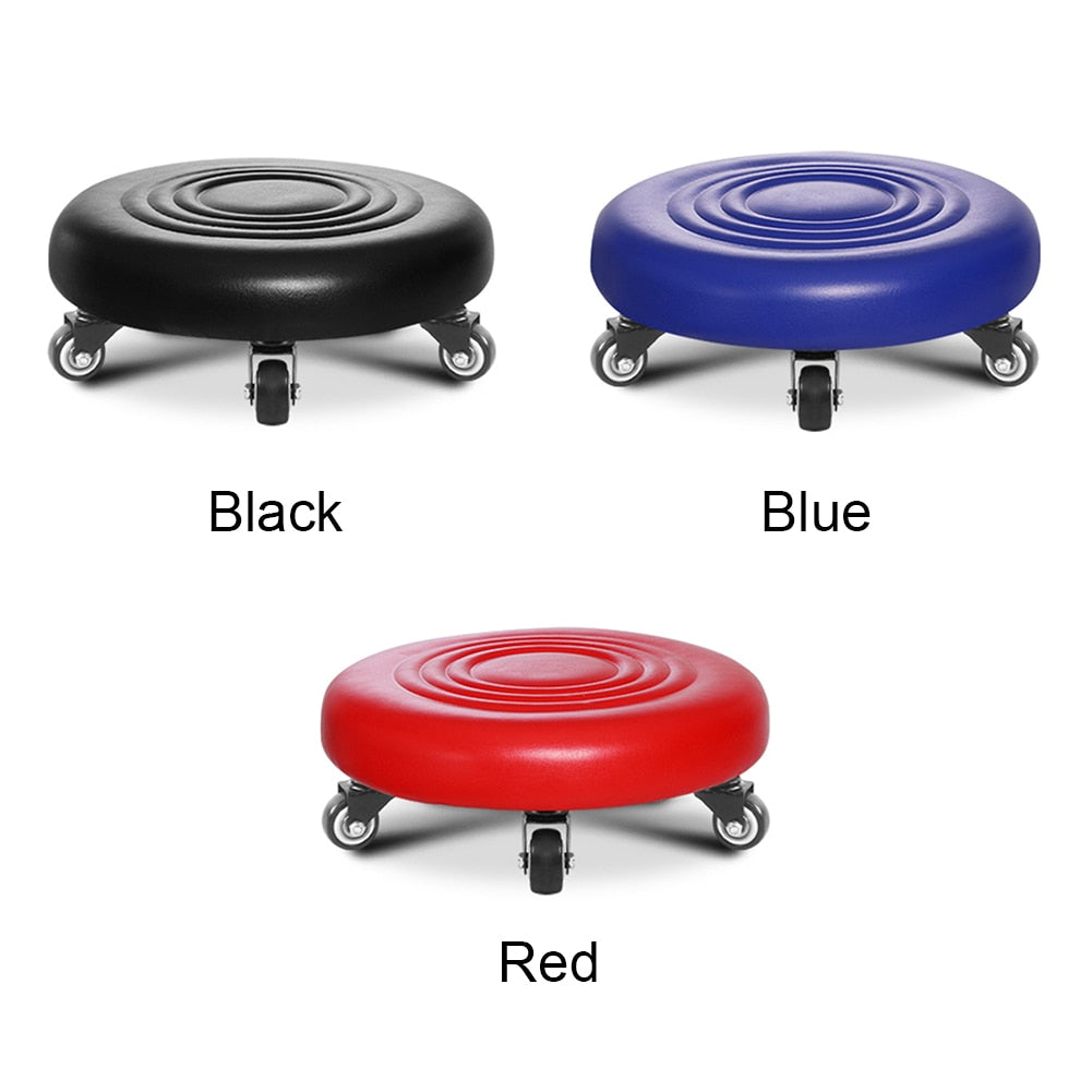 360 Rotating Wheeled Rolling Stool