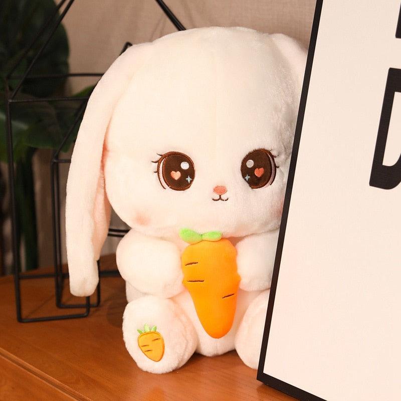 Cozy Long Ears Rabbit Plush Pillow - Image 2