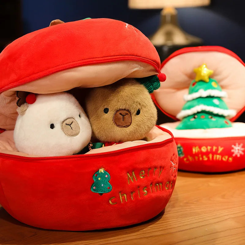 Christmas Theme Soft Snuggly Plush Toy Set - Image 6