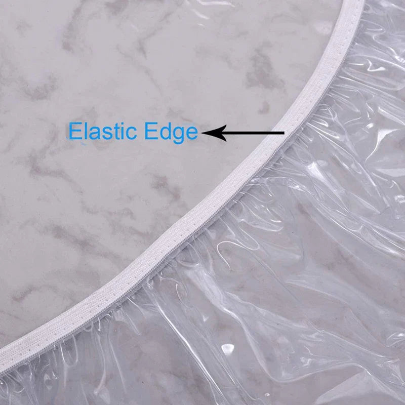 Transparent PVC Waterproof Long Life Protective Table Cover - Image 4