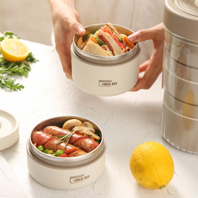 Stackable Leak-Proof Thermal Lunch Box - Image 1