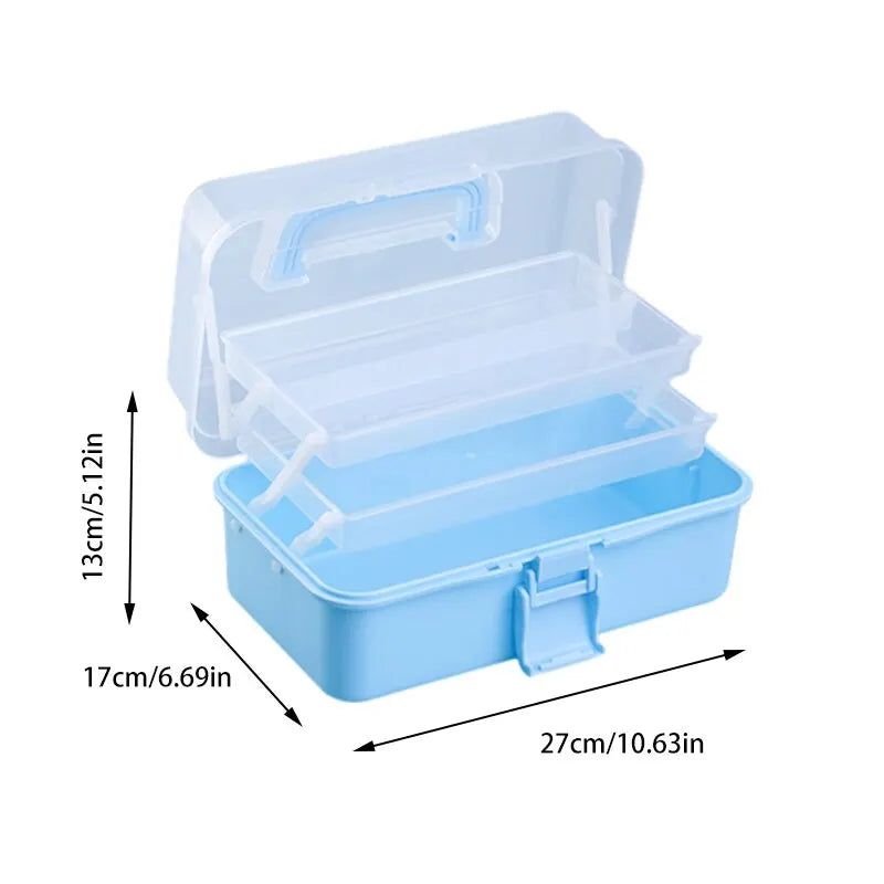 Three Layer Multi-Use DIY Craft Storage Box - Image 3