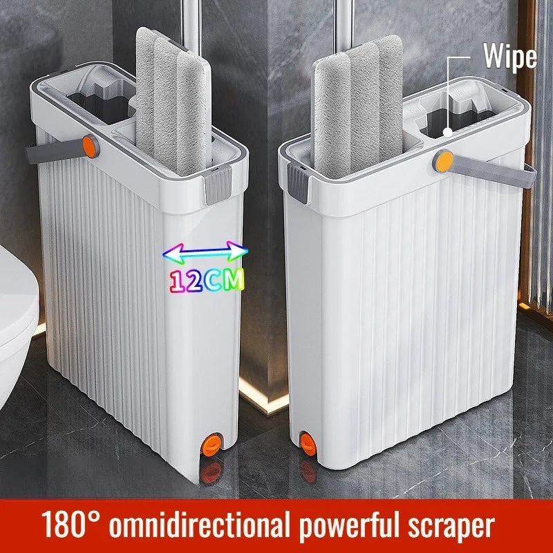 Household Ultra Thin Self-Wringing Magic Mop - Image 4