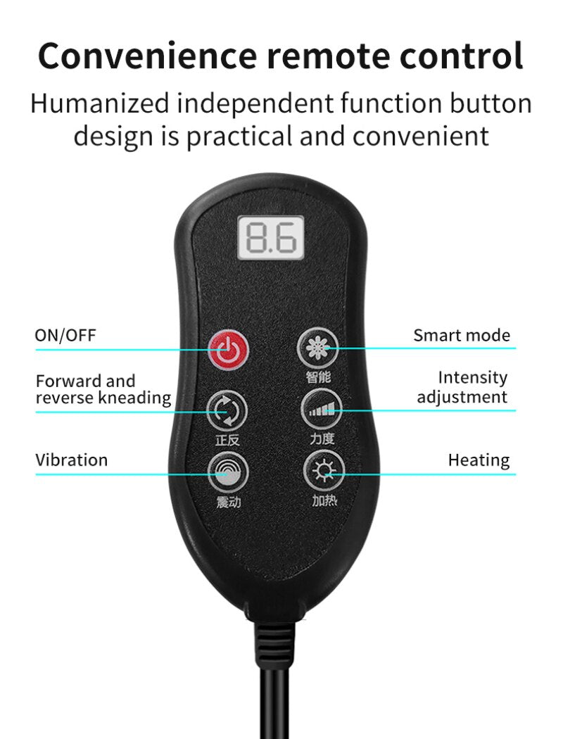Electric Car Seat Comfy Ride Back Massager - Image 1