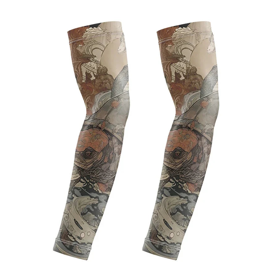 Wild Print Quick-Dry Cooling Arm Sleeves - Image 13