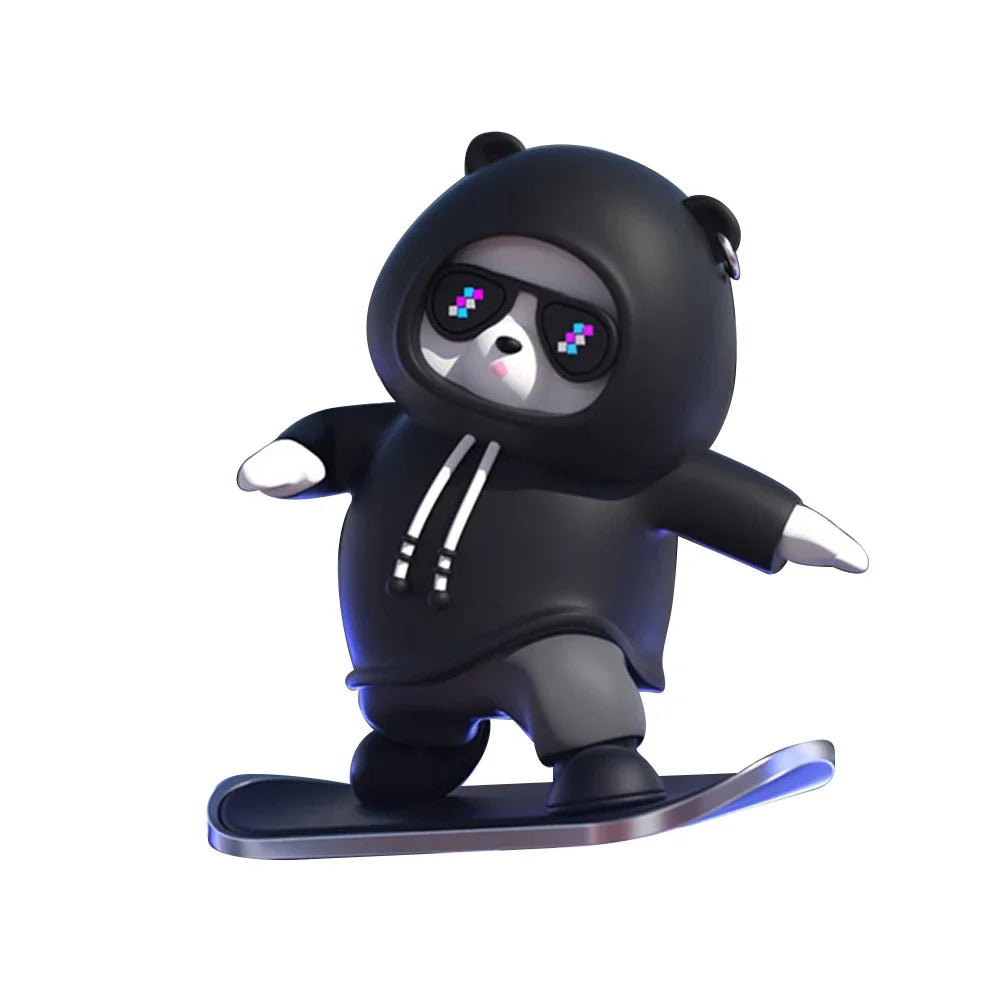 Skate Lover Bear Car Decor