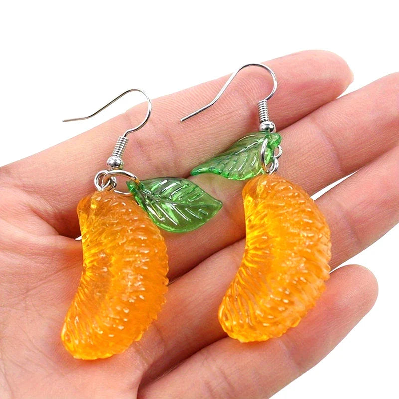 Yummy Orange Earrings