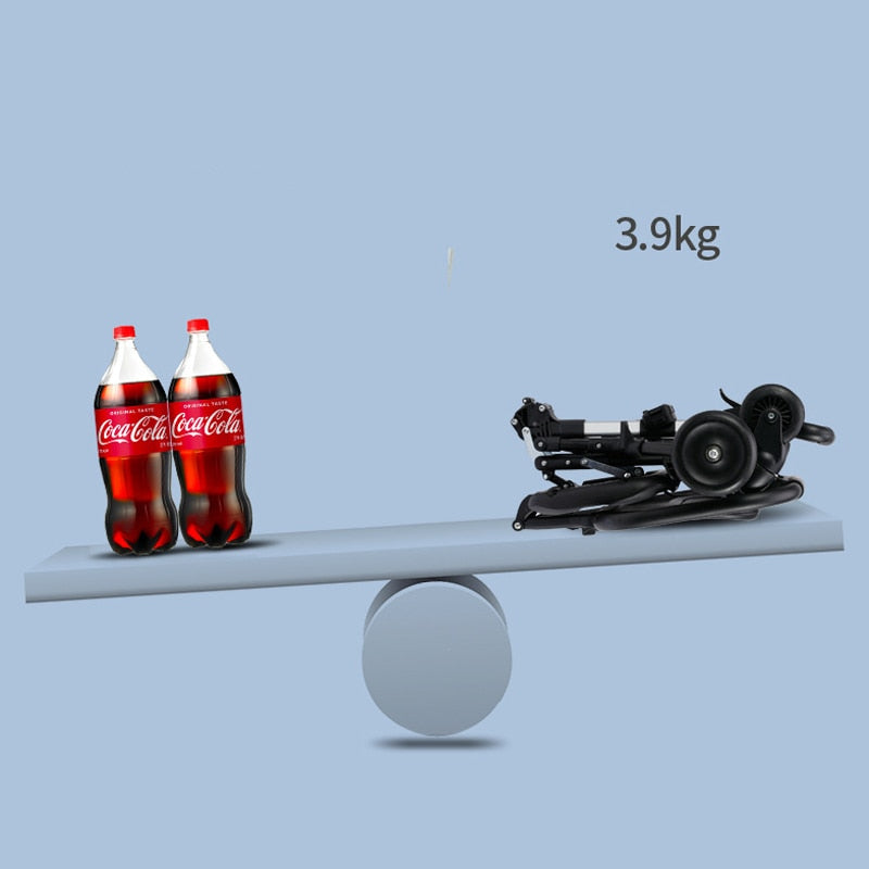One-Click Fold High Landscape Baby Stroller - Image 5