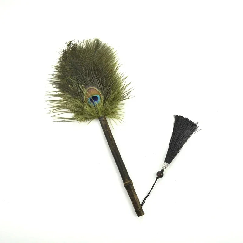 Peacock Feather Anti-Static Dusting Brush - Image 8