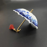 Traditional Floral Ceramic Umbrella Tea Strainer - Image 10