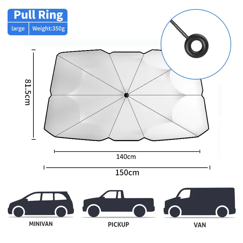 Sunshield Foldable Car Windshield Umbrella - Image 11