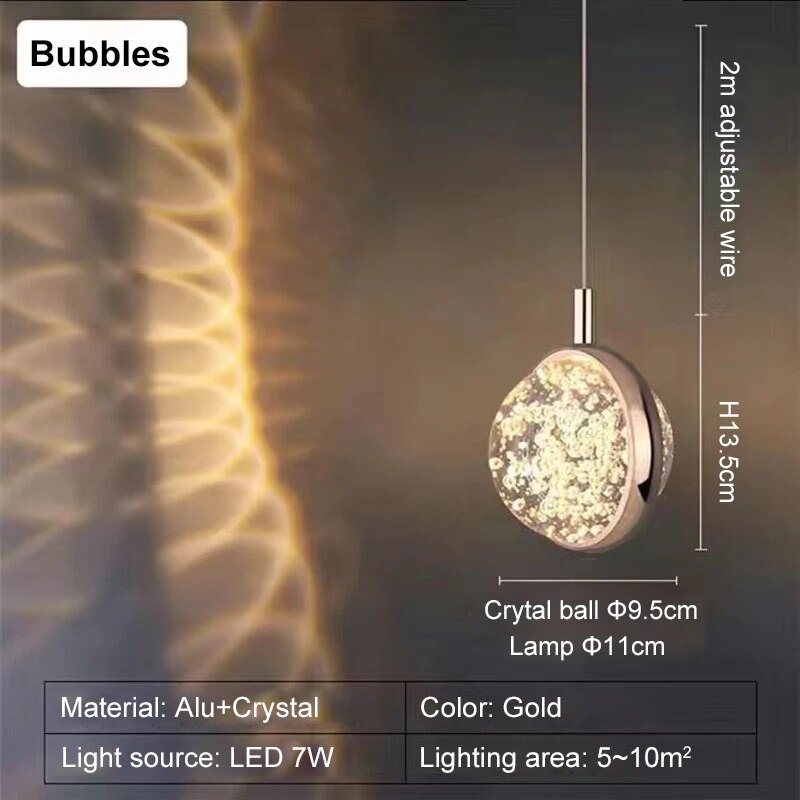 Romantic Crystal Rotating Mood LED Lights - Image 10