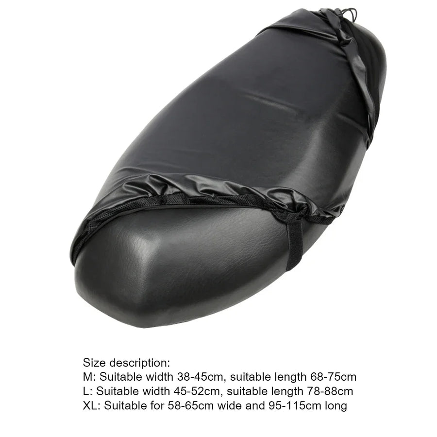 Ultra Stretch Fit Leather Motorcycle Seat Cover - Image 6
