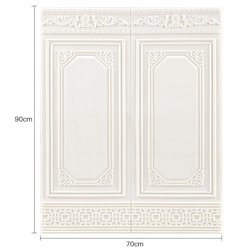 3D Self-Adhesive Antique Accent Wall Sticker