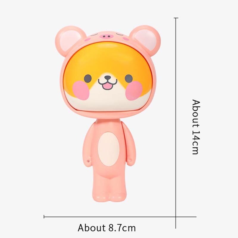 Cute Cartoon Hand Press Foldable Fan - Image 7