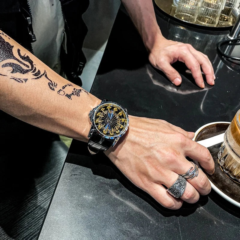 Elite Skeleton Star Inspired Watch - Image 7