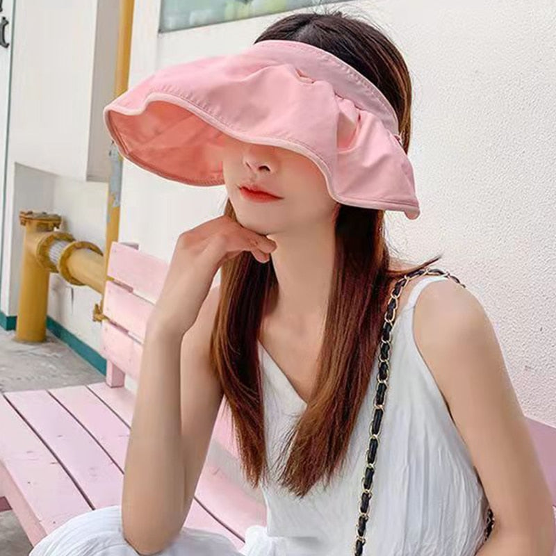 Adjustable Foldable Beach Sun Hat - Image 2