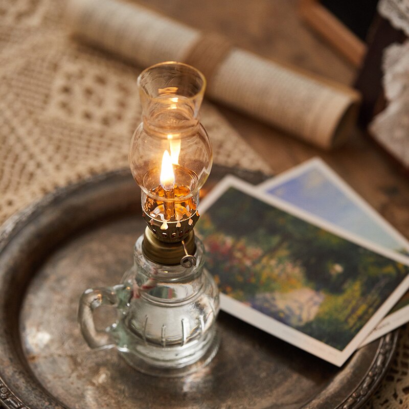 Vintage Kerosene Oil Lamp - Image 4