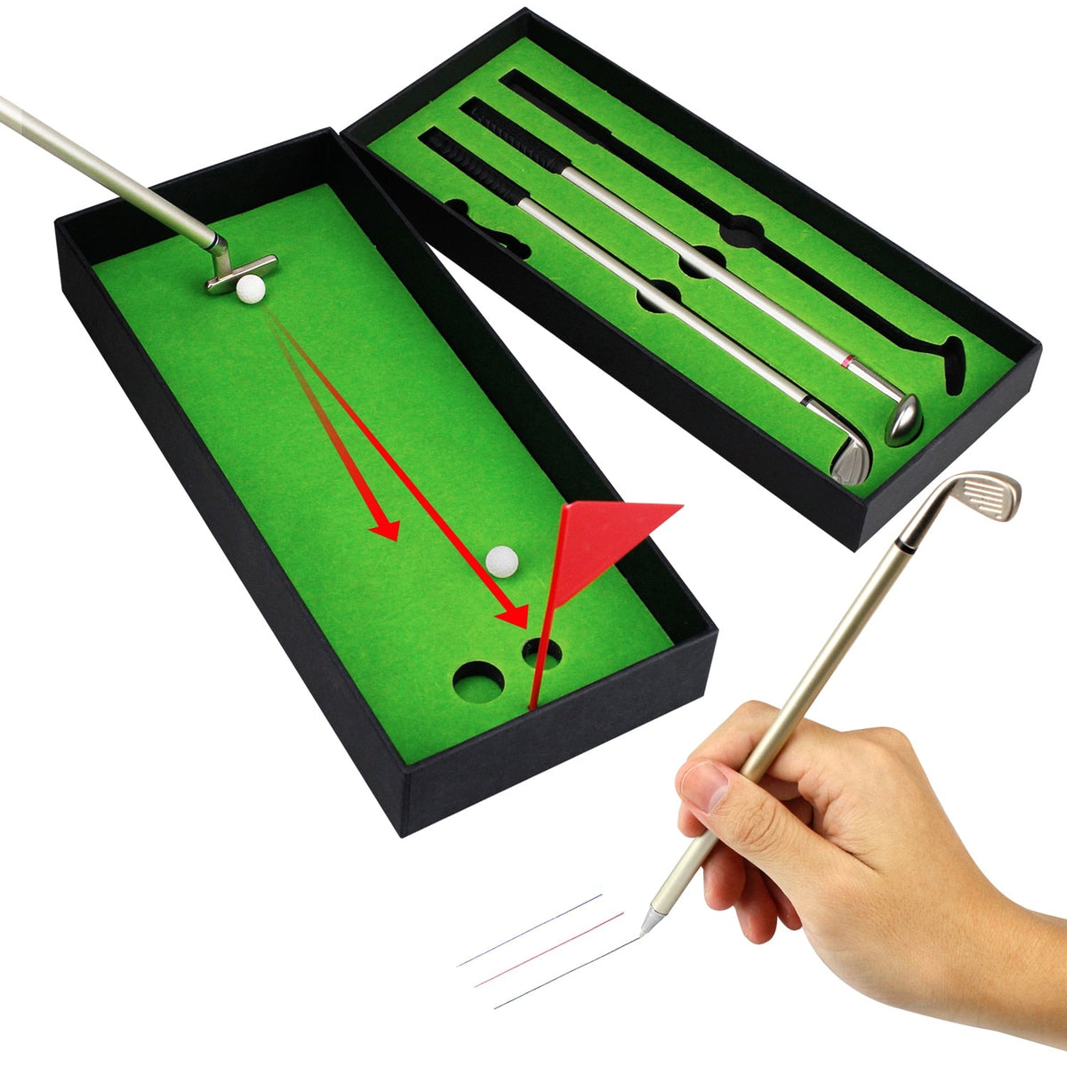 Golfing Calligraphy Pen Mini Game Set