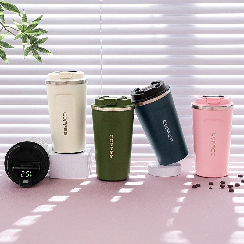 LED Temperature Display Smart Thermos Coffee Mug - Image 0