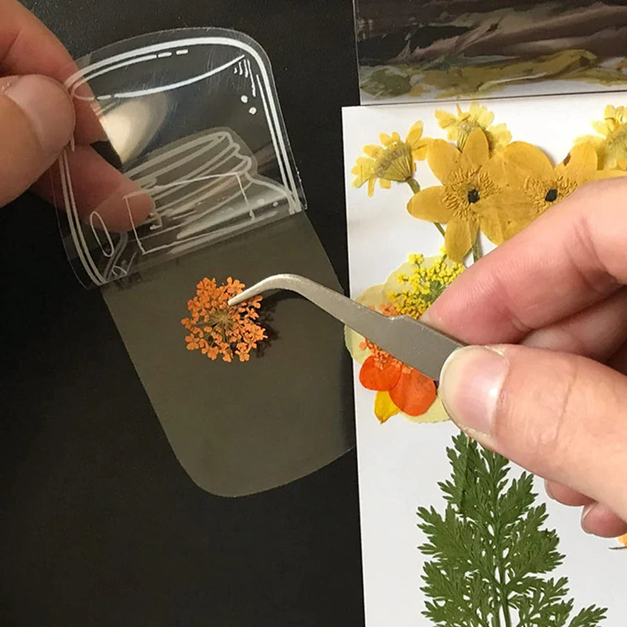 DIY Transparent Natural Floral Bookmarks - Image 2