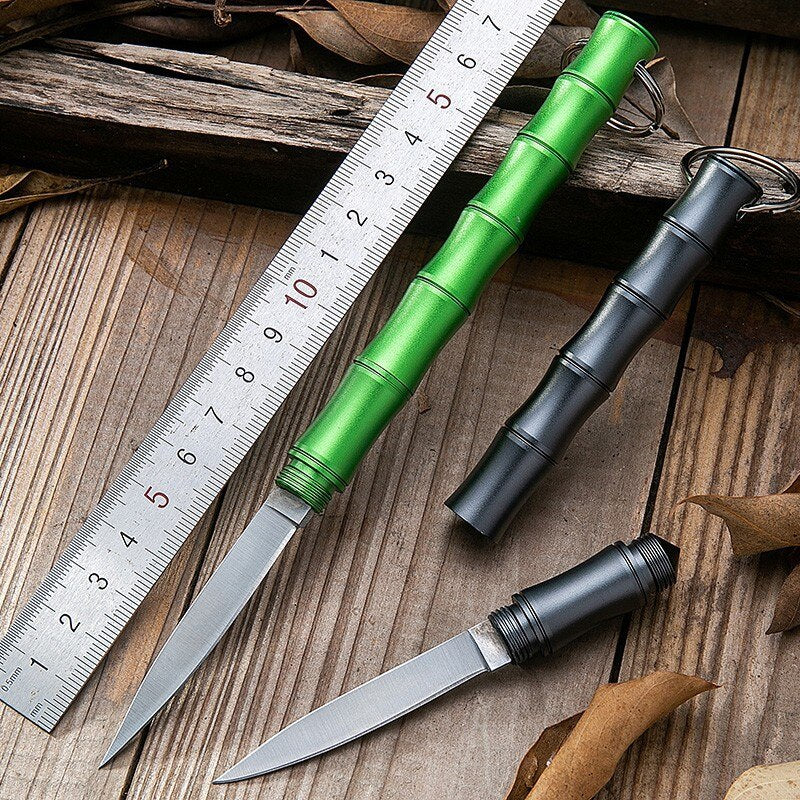 Bamboo Portable Self Defense Camping Knife - Image 3