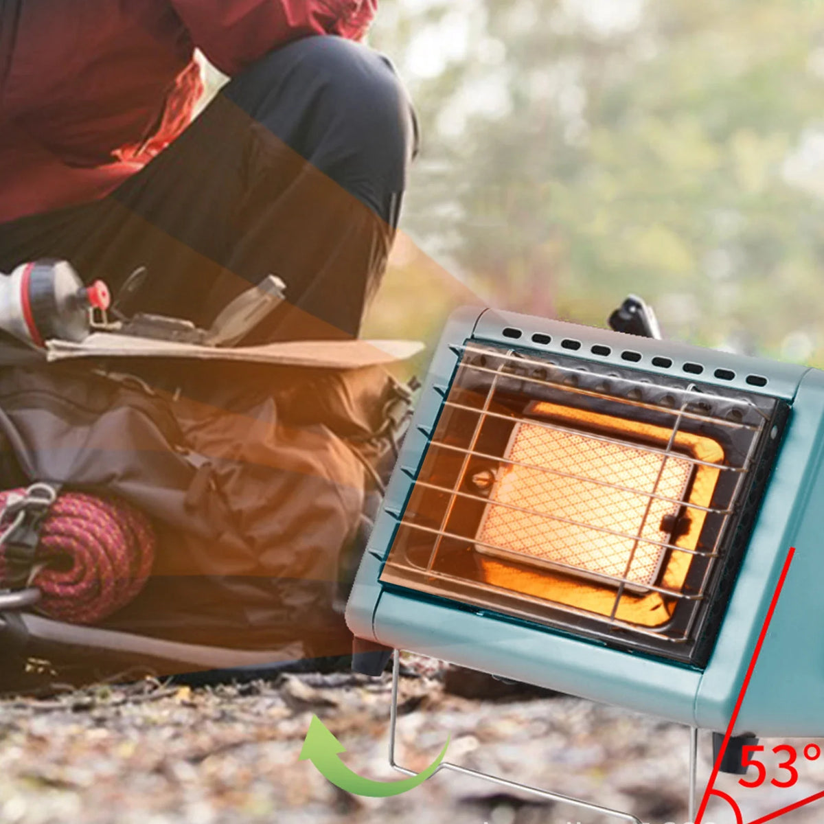 Camping Time Adjustable Portable Heater Stove