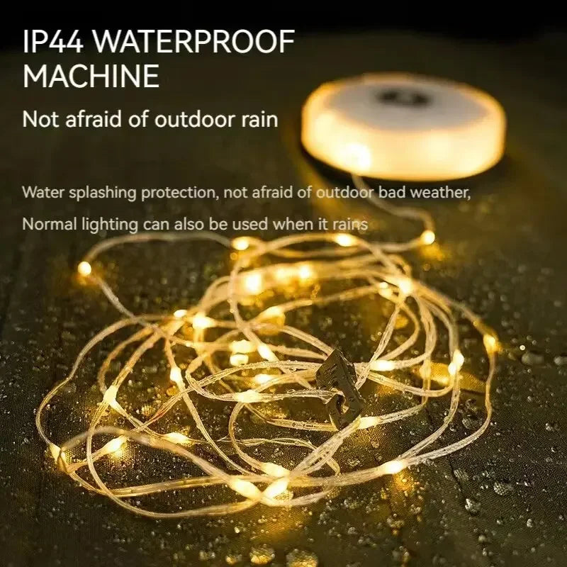 Firefly Retractable Camping String Light