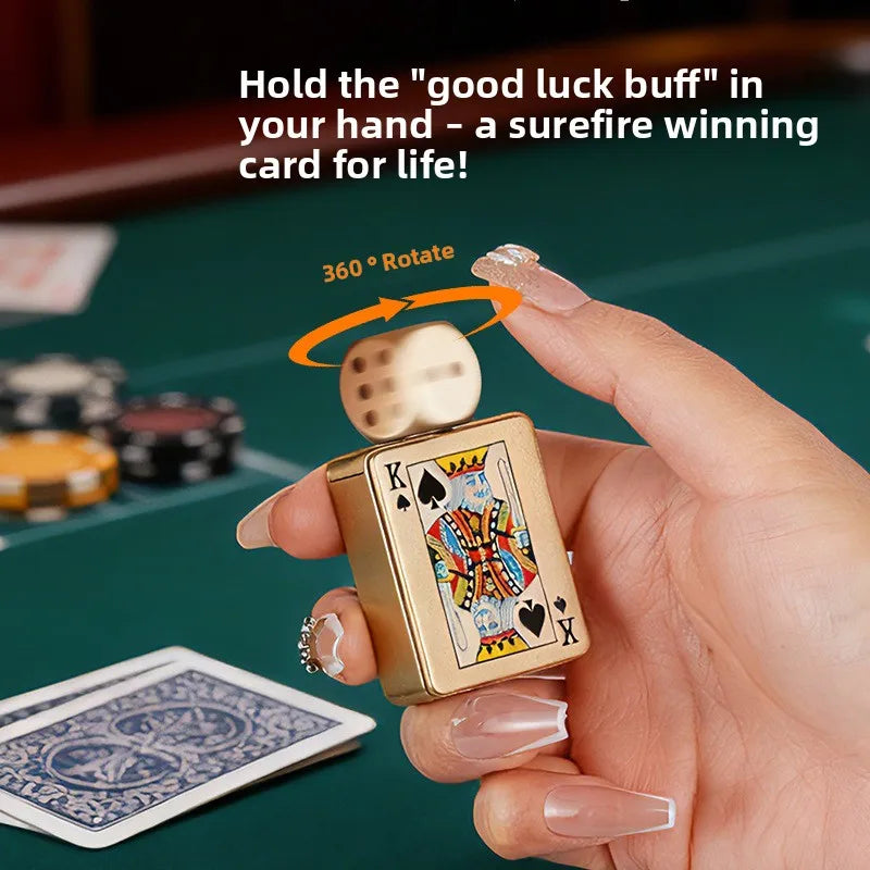 Rotating Dice Card Jet Lighter - Image 2