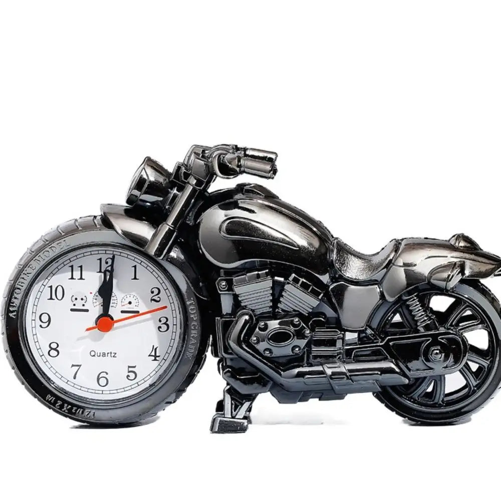 Vintage Motorcycle Bedside Alarm Clock