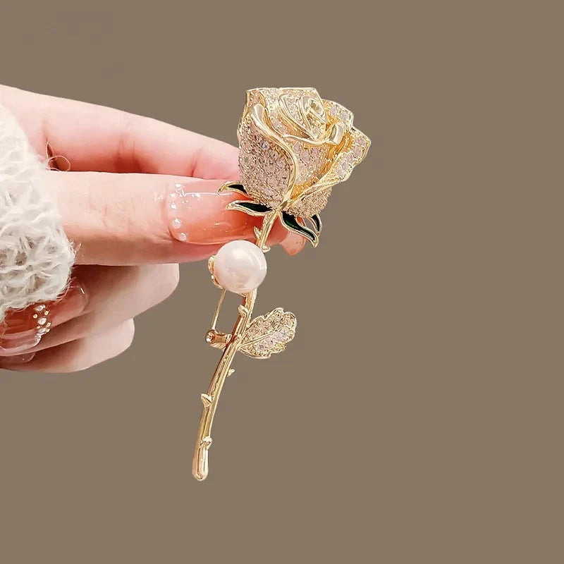 Classic Croissant Accent Brooch - Image 7