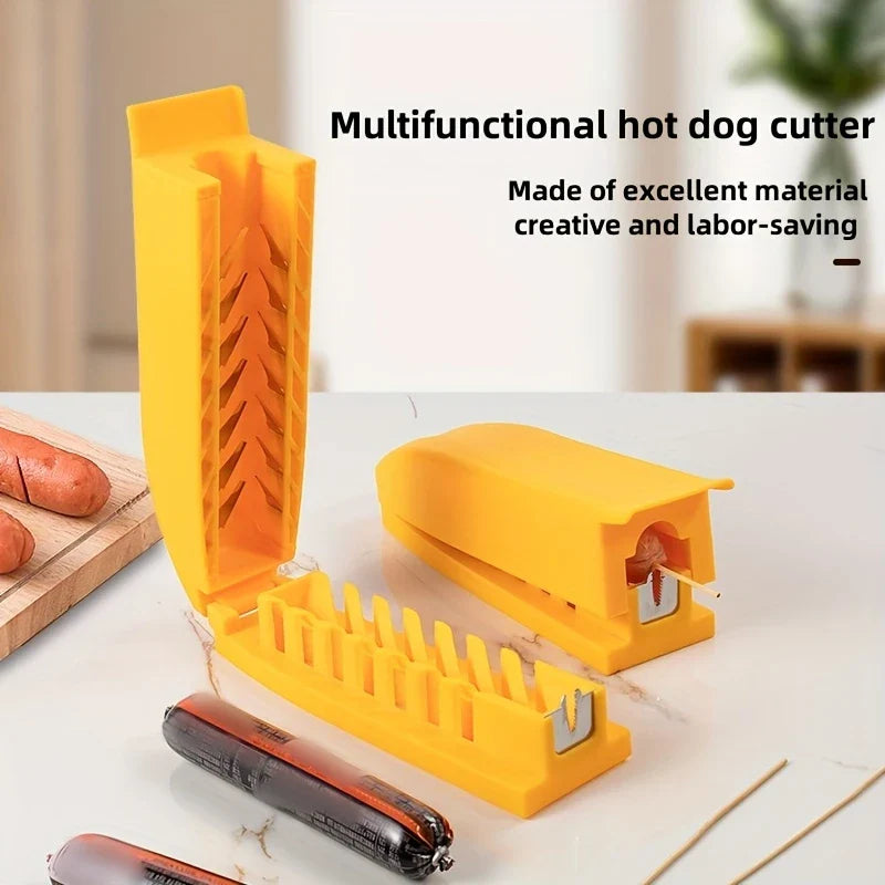 Easy Hot Dog Sausage Slicer Gadget - Image 5