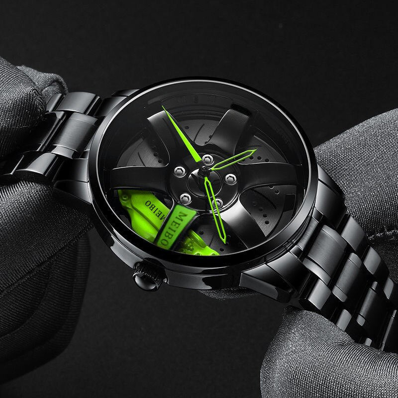 Waterproof Car Wheel Rim Wrist Men Watch - Image 4