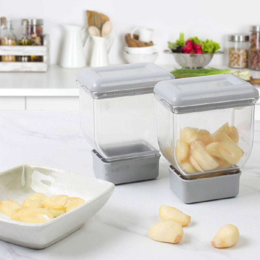 Stainless Steel Manual Garlic Slicer - Image 1