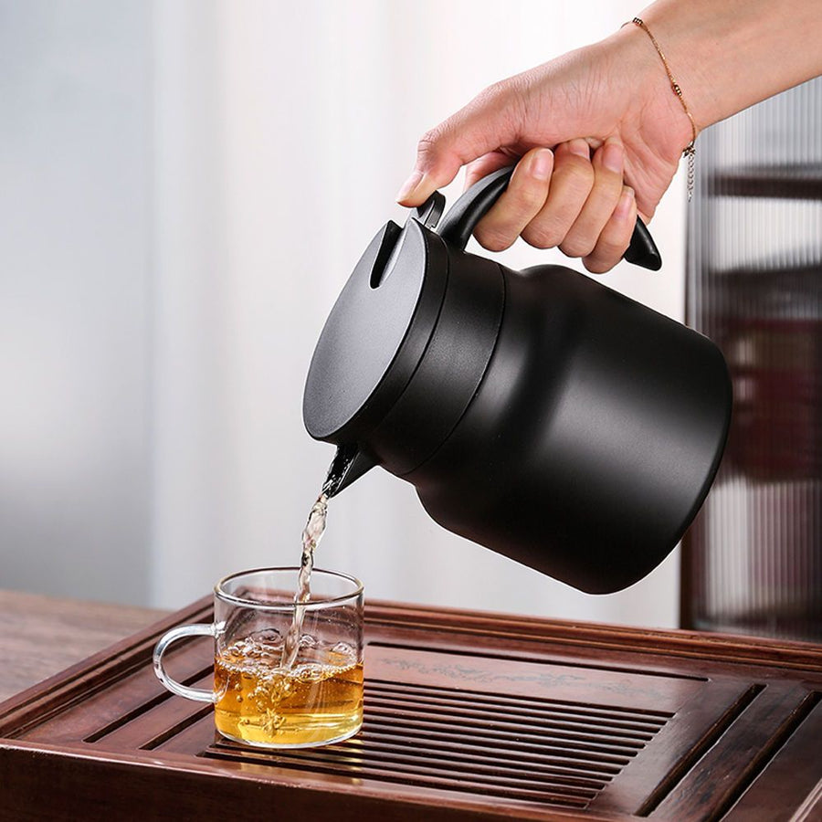 Thermal Wave Elegant Stainless Steel Teapot - Image 0