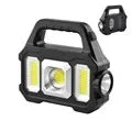 Solar Rechargeable Zoomable Camping Flashlight