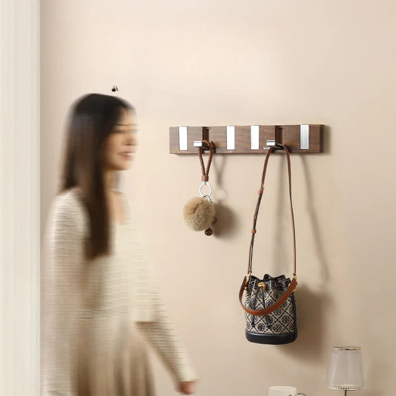 Pull & Hang Minimalist Wooden Wall Hanger - Image 2