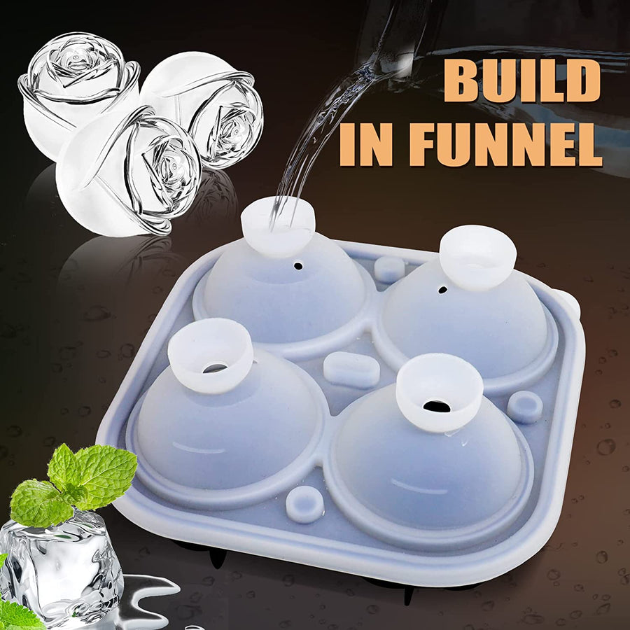 3D Elegant Large Rose Ice Molds - Image 3