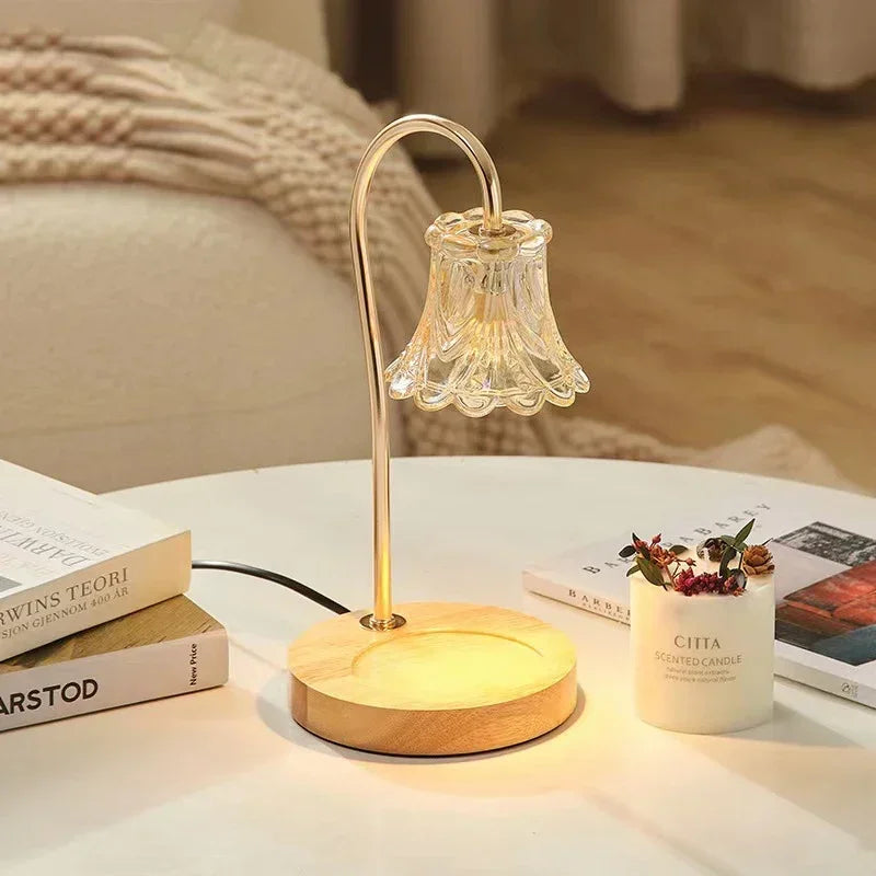 Flower-Shaped Warm Audience Candle Warmer Lamp - Image 6