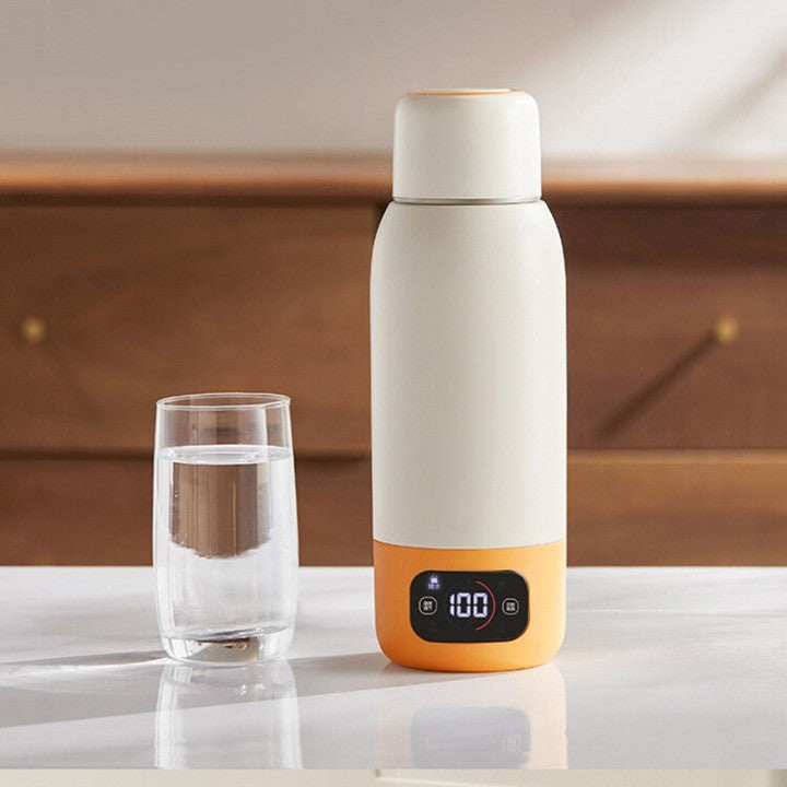 Smart Digital Adjustable Temperature Travel Heating Thermos - Image 0