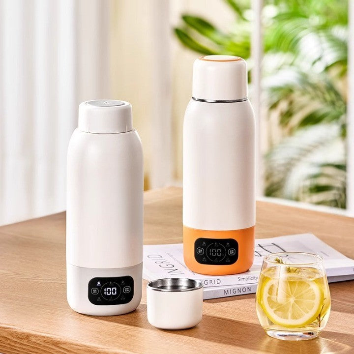 Smart Digital Adjustable Temperature Travel Heating Thermos - Image 1