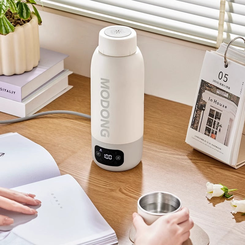 Smart Digital Adjustable Temperature Travel Heating Thermos - Image 3