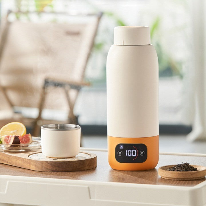 Smart Digital Adjustable Temperature Travel Heating Thermos - Image 2