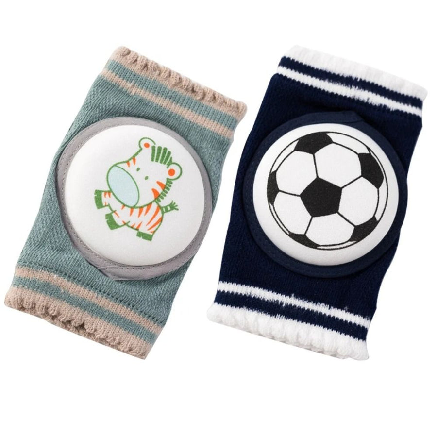 Soft Cotton Anti-Slip Early Crawlers Baby Knee Protector Pads - Image 3