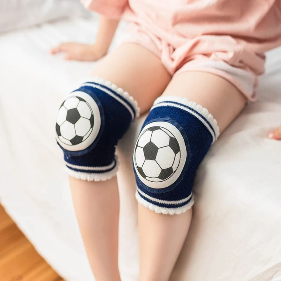 Soft Cotton Anti-Slip Early Crawlers Baby Knee Protector Pads - Image 4