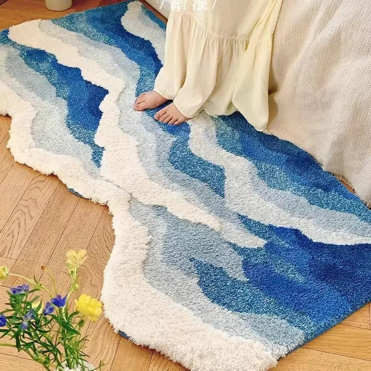 Soft Surf Anti-Slip Plush Wave Rug - Image 6