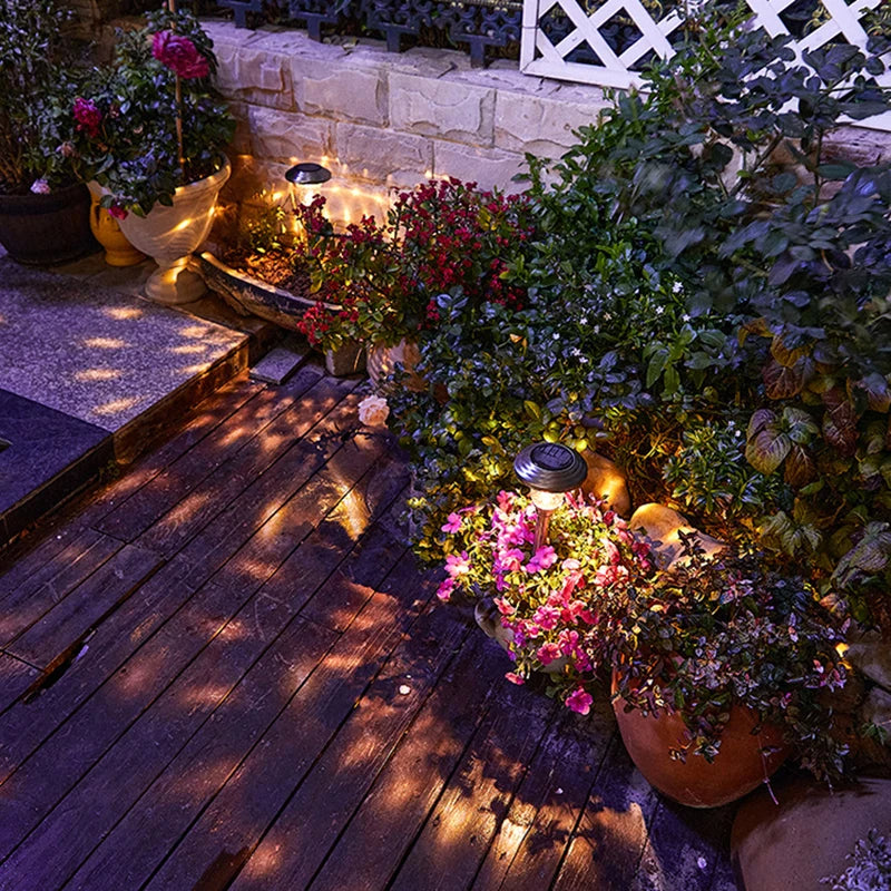 Solar-Powered Decorative LED Garden Illumination Lamps - Image 1