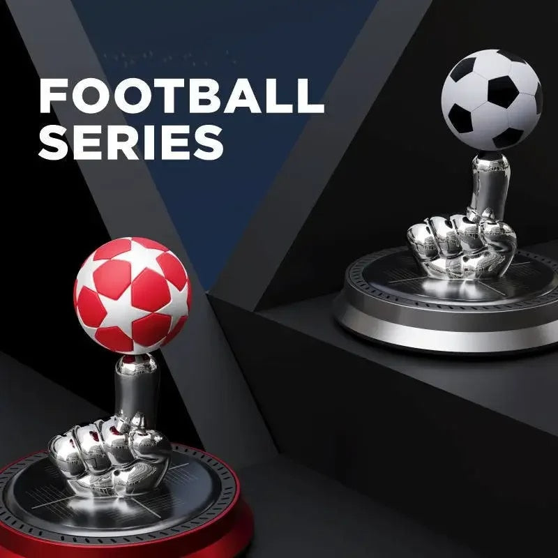 Solar Soccer Ball Spin Auto Aroma Freshener - Image 2