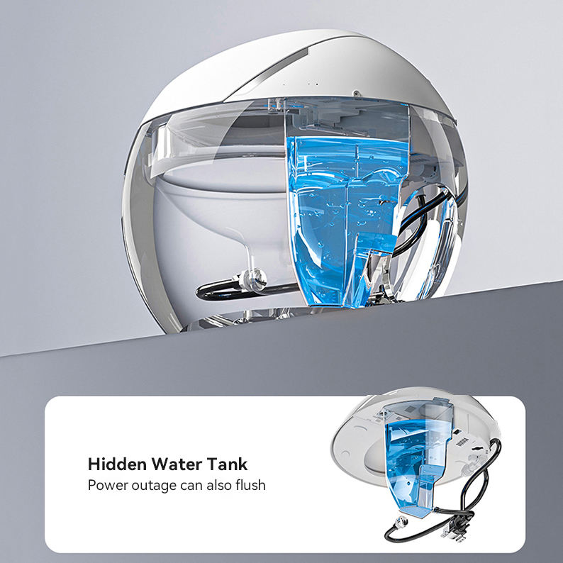 Sphere Auto Heat Integrated Water Tank Modern Toilet - Image 4