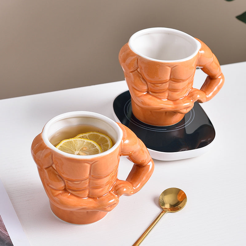 Strong Muscle Arm Ceramic Mug - Image 5